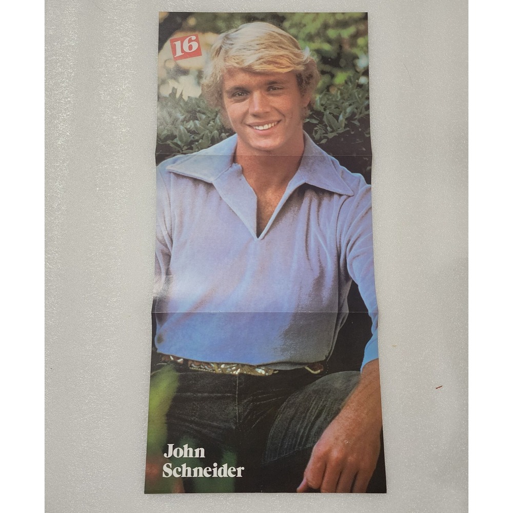 John Schneider & Catherine Bach vintage 3pg centerfold clipping 11x22 1980s